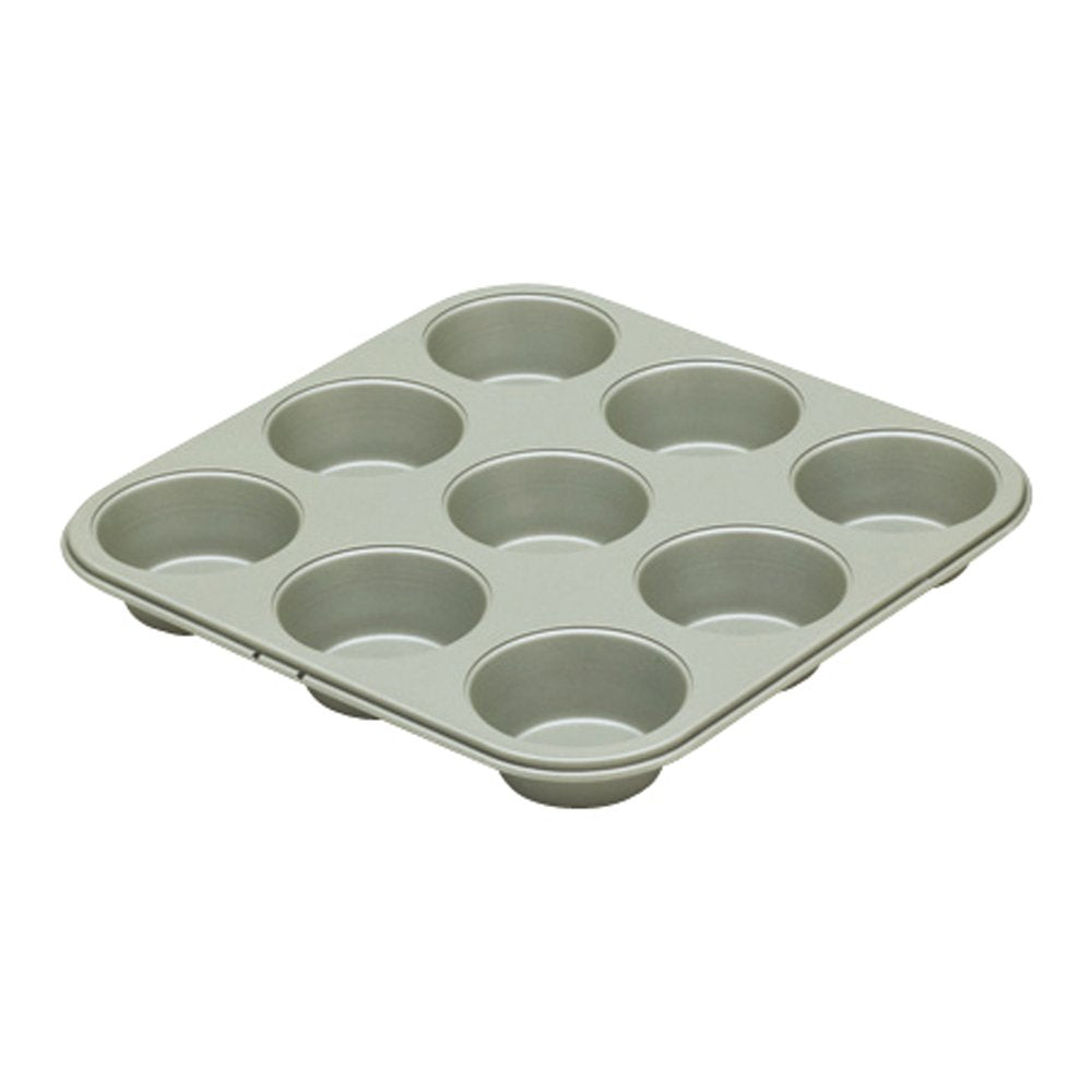 Fuji Horo Japan Enamel Candy Muffin Mold 9P Fluorine Treated Bakeware 57303
