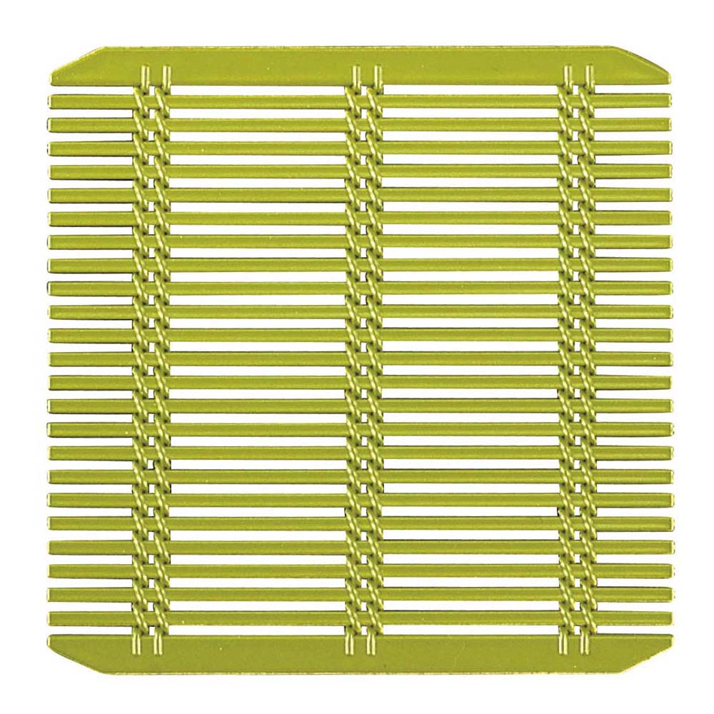 Fukui Craft Square Soba Sudare Mat Green From Japan 11.5Cm