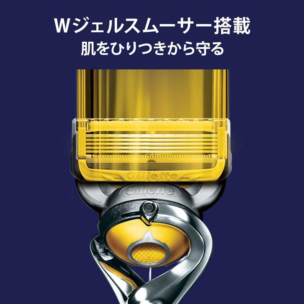 Gillette Proshield Razor Japan Main Unit + 2 Spare Blades