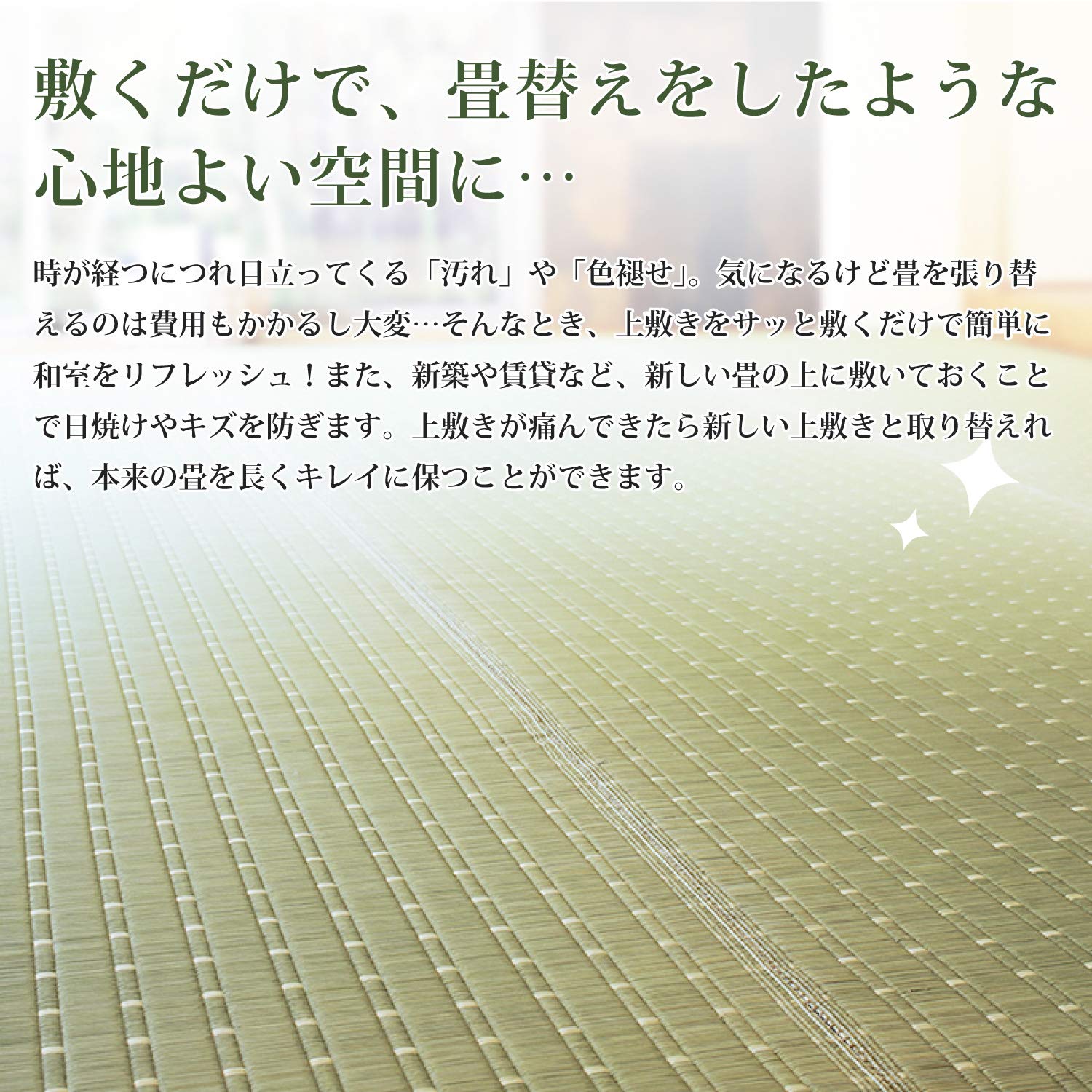 Hagiwara Rush Natural Edoma 2 Tatami Domestic Rush Flower Mat Carpet Japan Kiccho 81850620