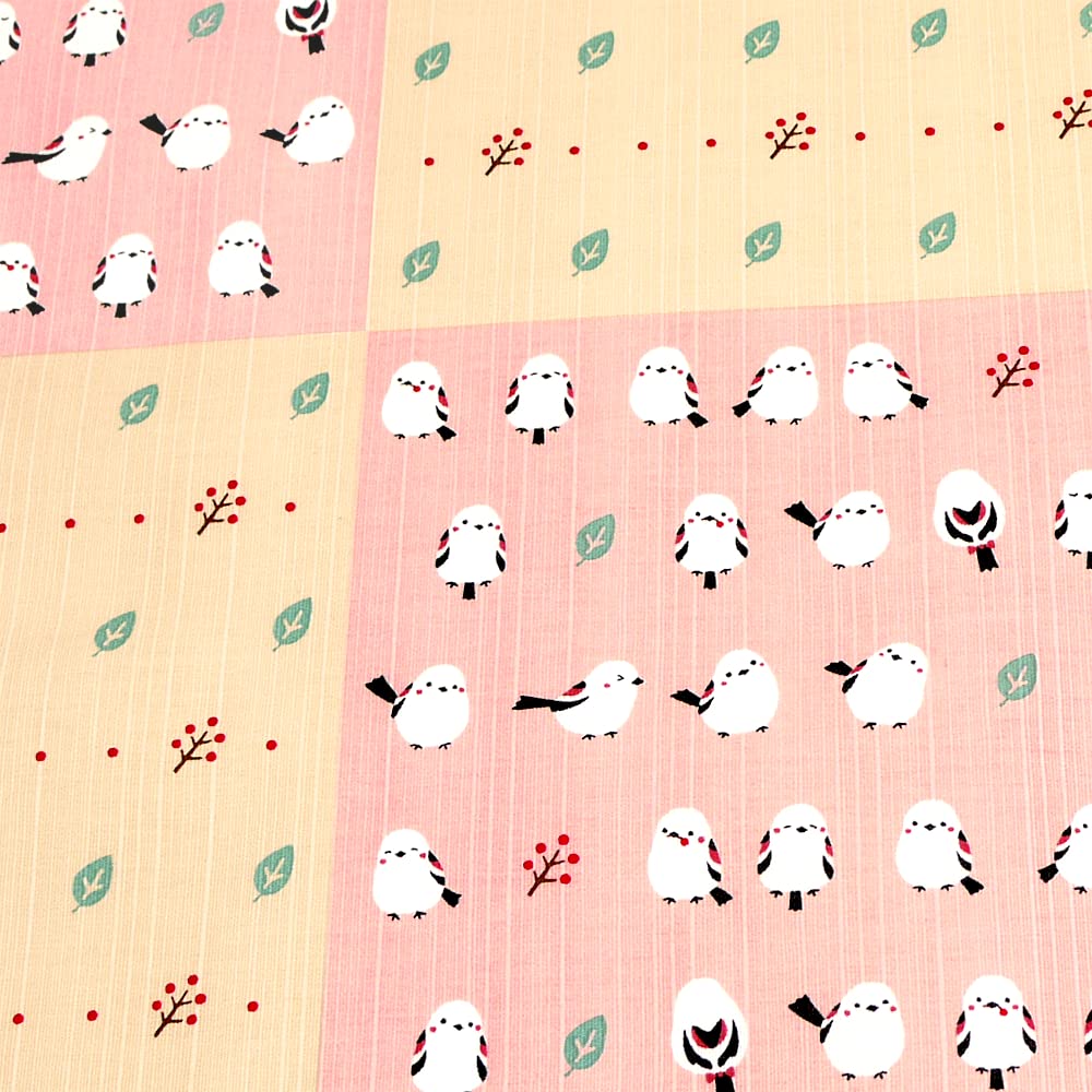 Hama Pattern Japan Chankoi Striped Long-Tailed Pink Wrapping Cloth 50Cm