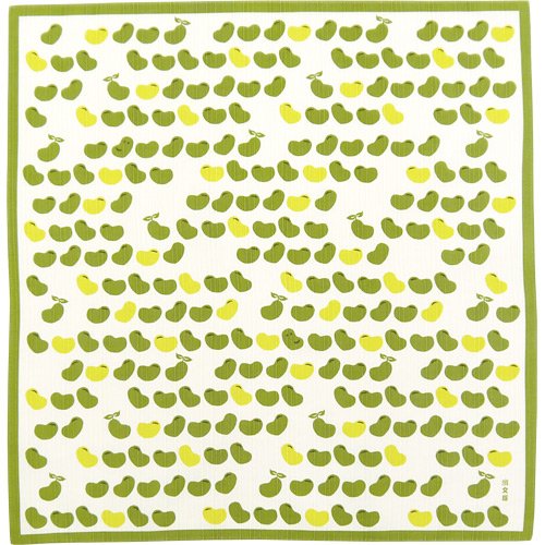 Hama Pattern Japan Small Wrapping Cloth 50Cm Full Of Broad Beans Green