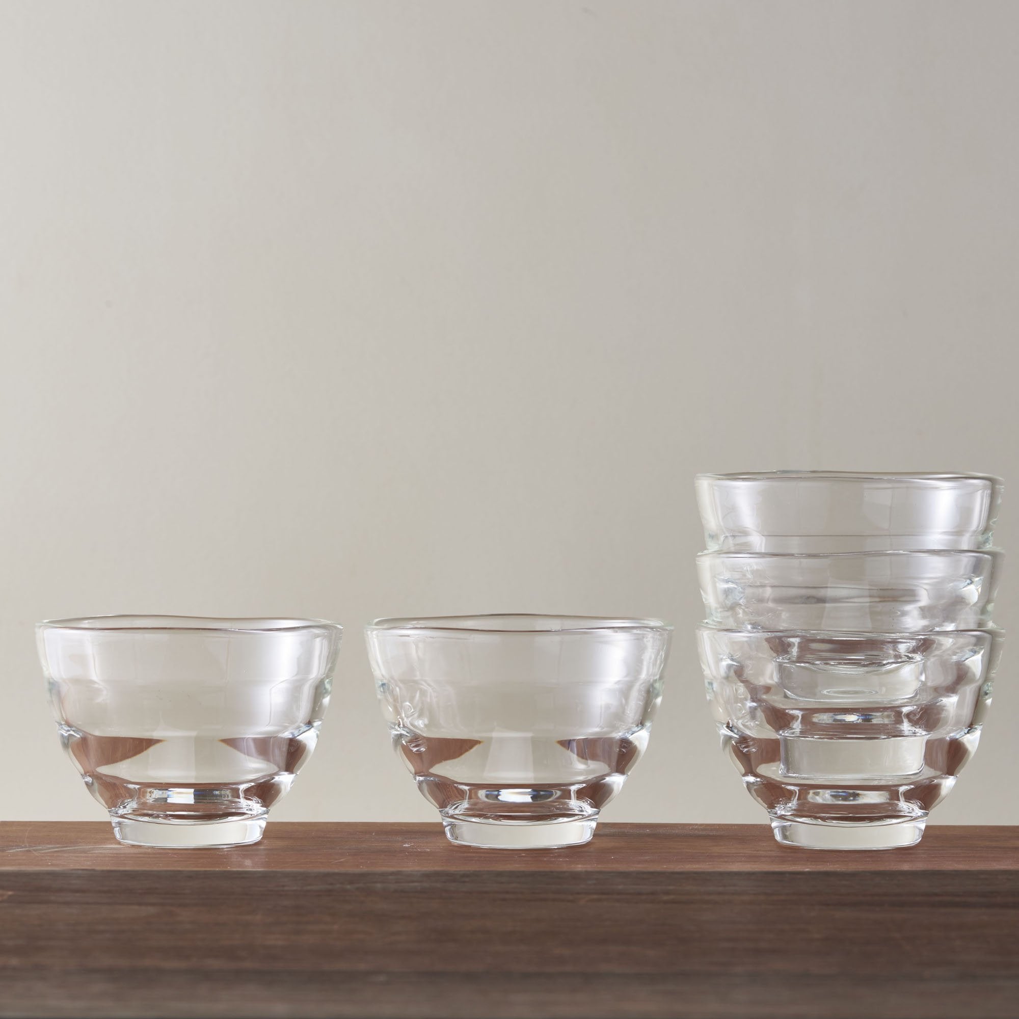 Hario Japan Glass Cup Set 5 170Ml Microwave/Oven/Dishwasher Safe Hu-3012