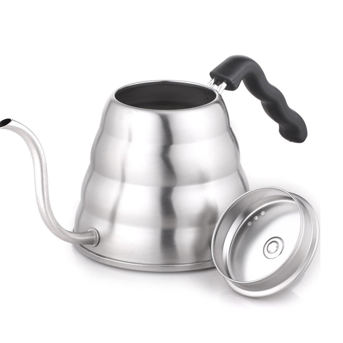 Hario V60 Drip Kettle Hairline Silver 800Ml Gas/Ih Compatible Japan Vkb-120Hsv