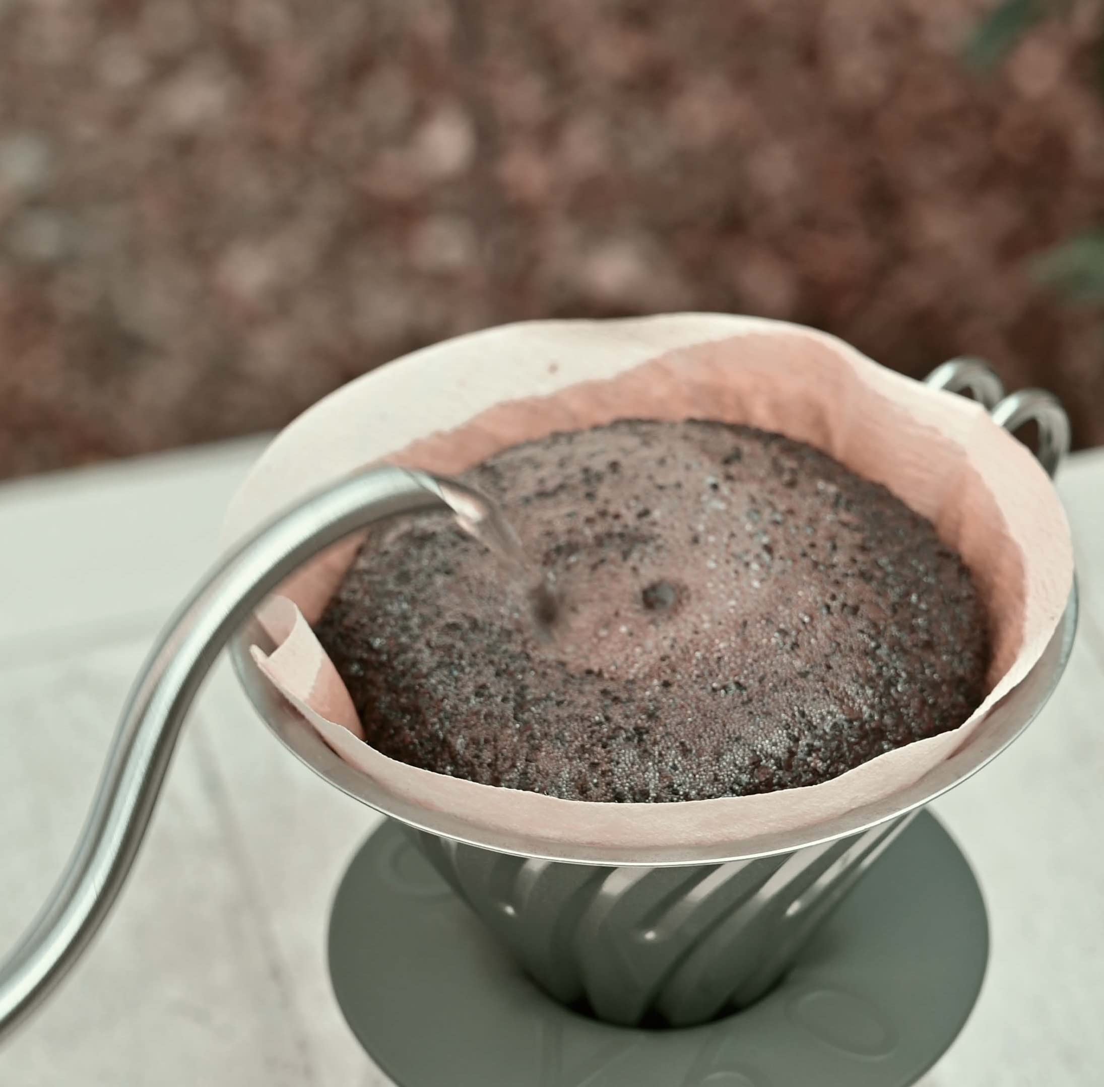 Hario V60 Metal Coffee Mill 17G Silver Made In Japan O-Vmm-1-Hsv