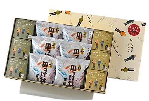 Hatoya Confectionery Aomori Japan Gentle Soup 12Pcs (Western 3 Japanese 3 Nokke Bowl 6)