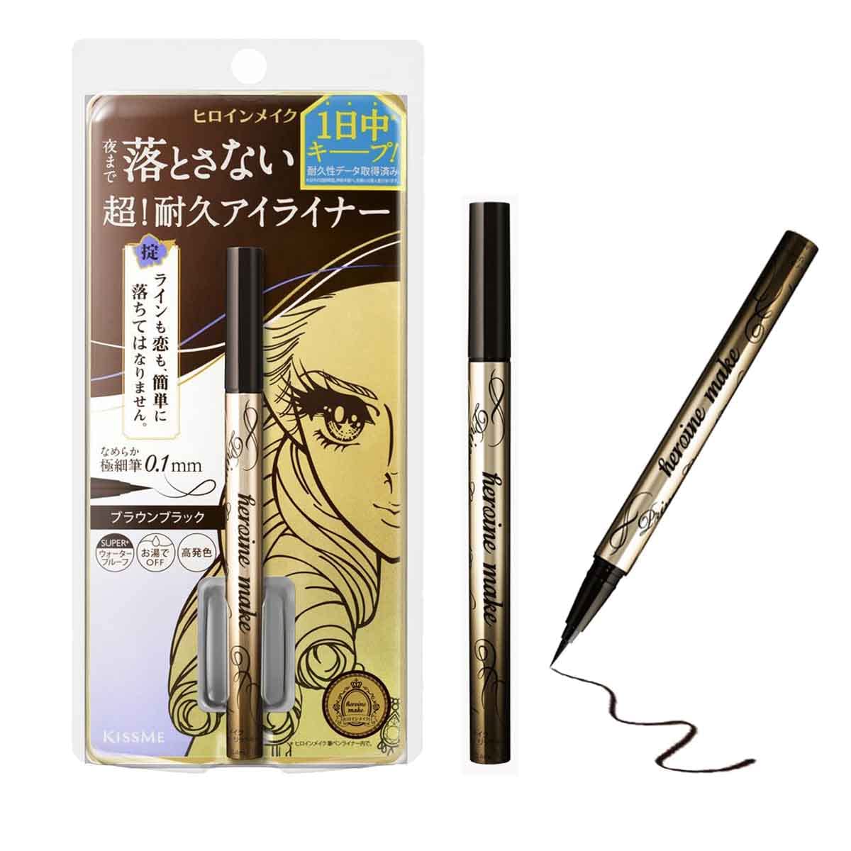 Heroine Make Prime Liquid Eyeliner Rich Keep 02 Brown Black 0.4ml - Heroine Make Eyeliner