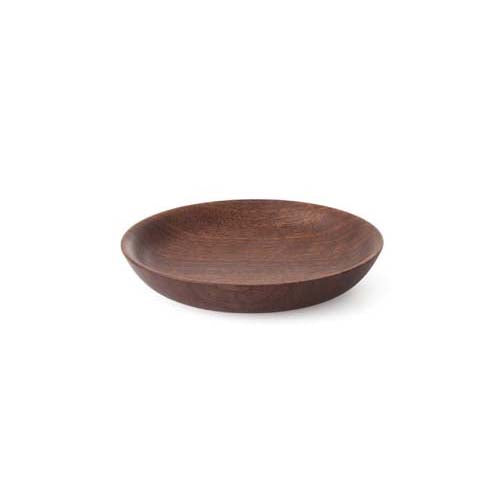 Hikiyose Wooden Plate Walnut - Small