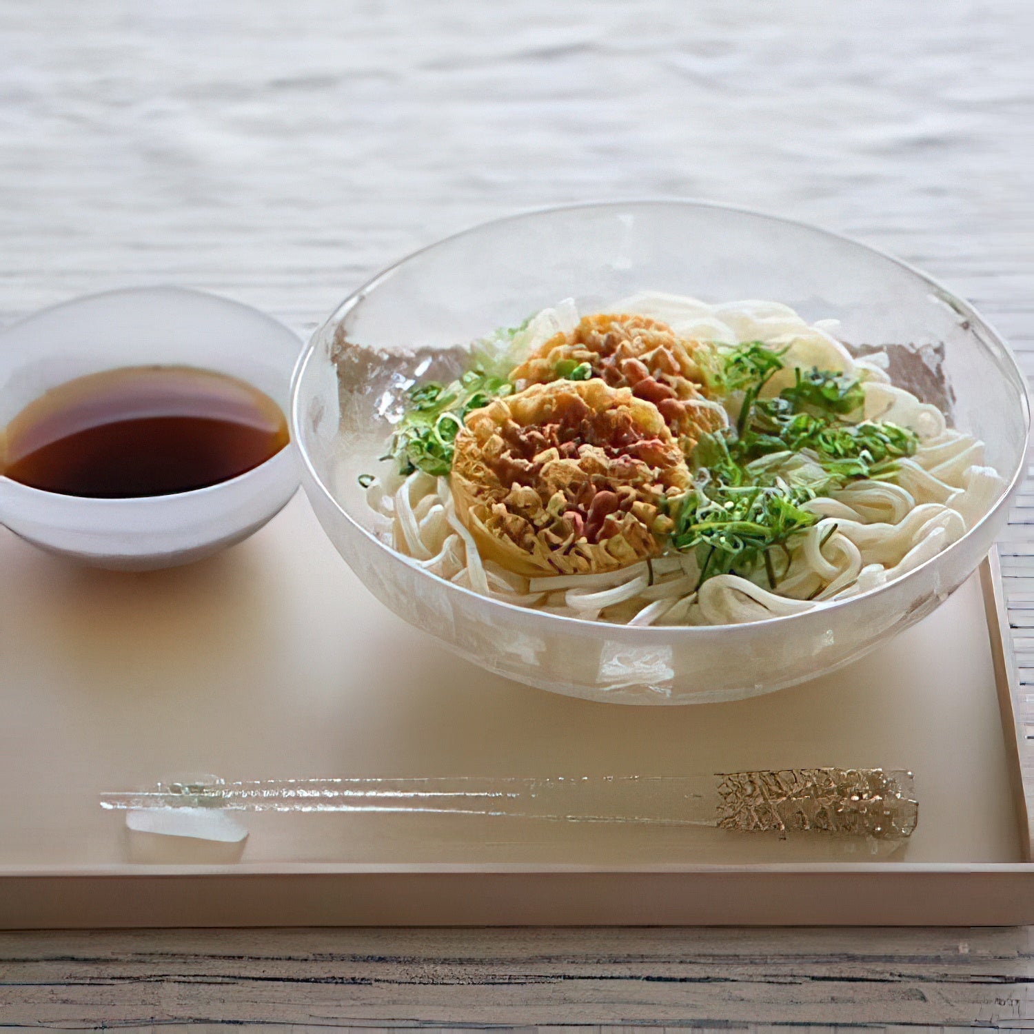 Hirota Glass Fubuki Small Bowl From Japan - Soda-Lime Glass