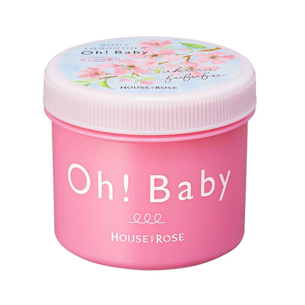 House Of Rose Body Smoother Sk (Sakura Fragrance) 350G / Body Scrub Massage Sakura