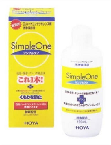 Hoya Simple One 120Ml Contact Care Product - Made In Japan
