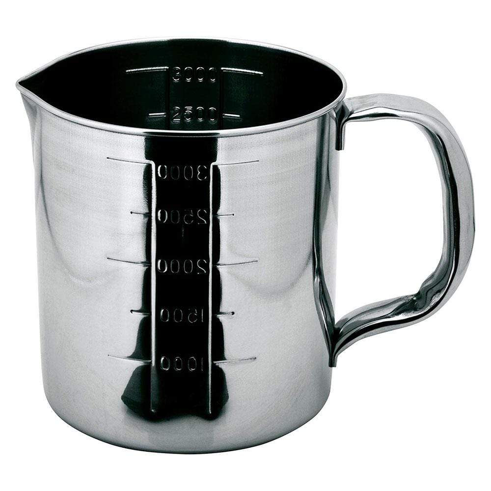 Ichibishi Mitsuwa Japan 18-8 Stainless Lipped Measuring Cup 3L