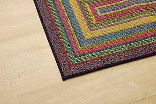 Ikehiko Corporation Japan Igusa Entrance Mat Pure Domestic F Gradation Blue 70X120Cm #8815670