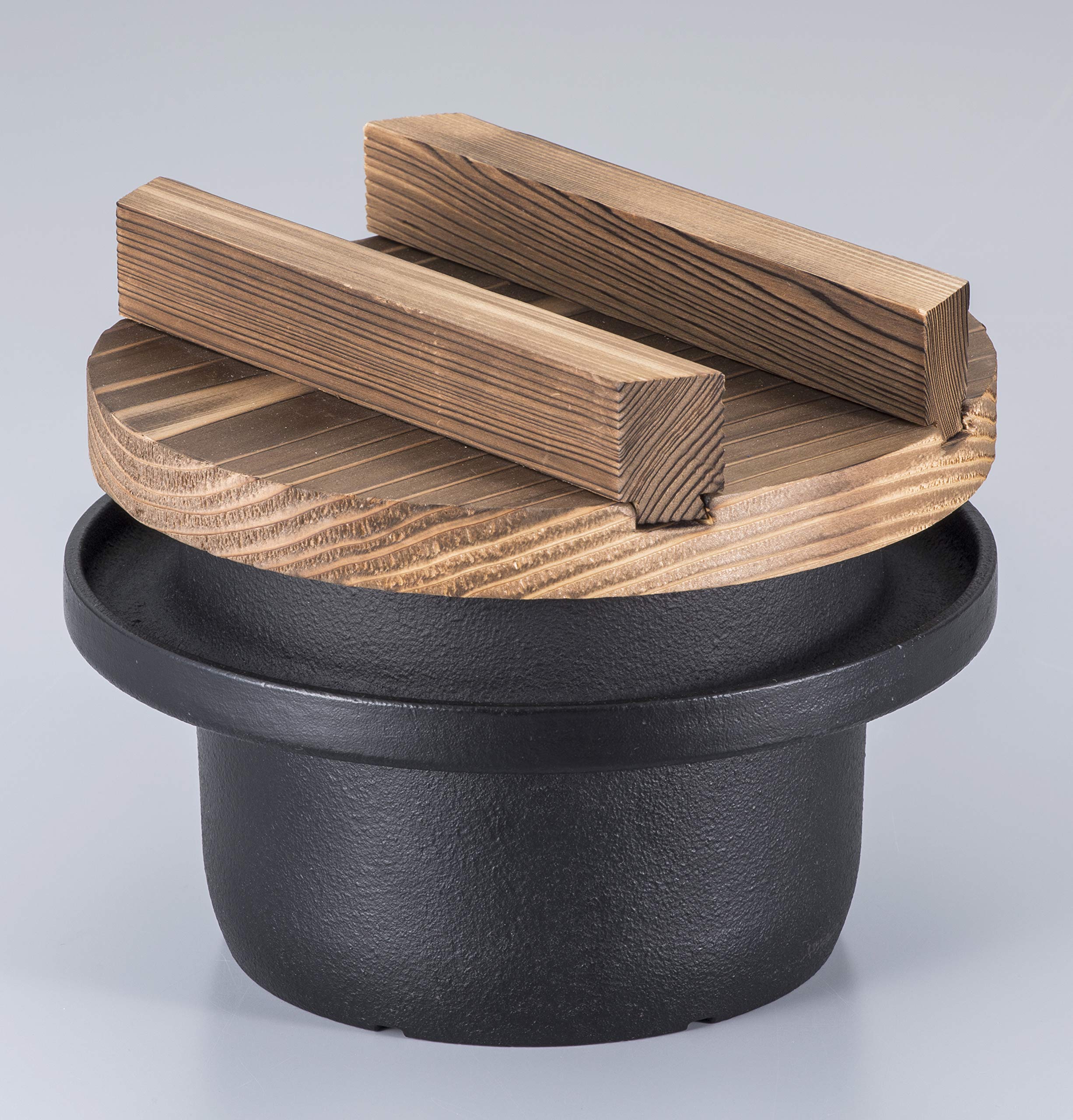 Castle Enterprise Japan Ikenaga Tekko Iron Nambu Ih Compatible 2-Cup Cooking Furnace Gift Wrapping