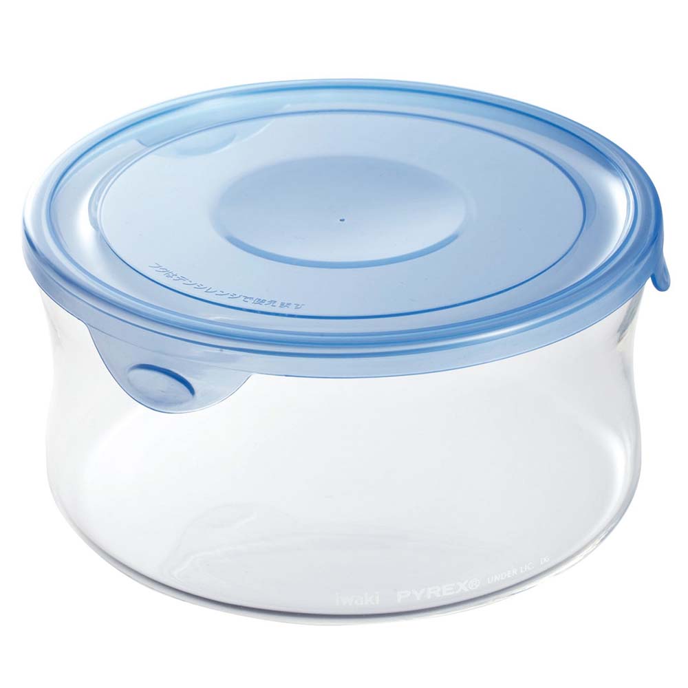 Iwaki Heat Resistant Glass Food Container Round 840ml