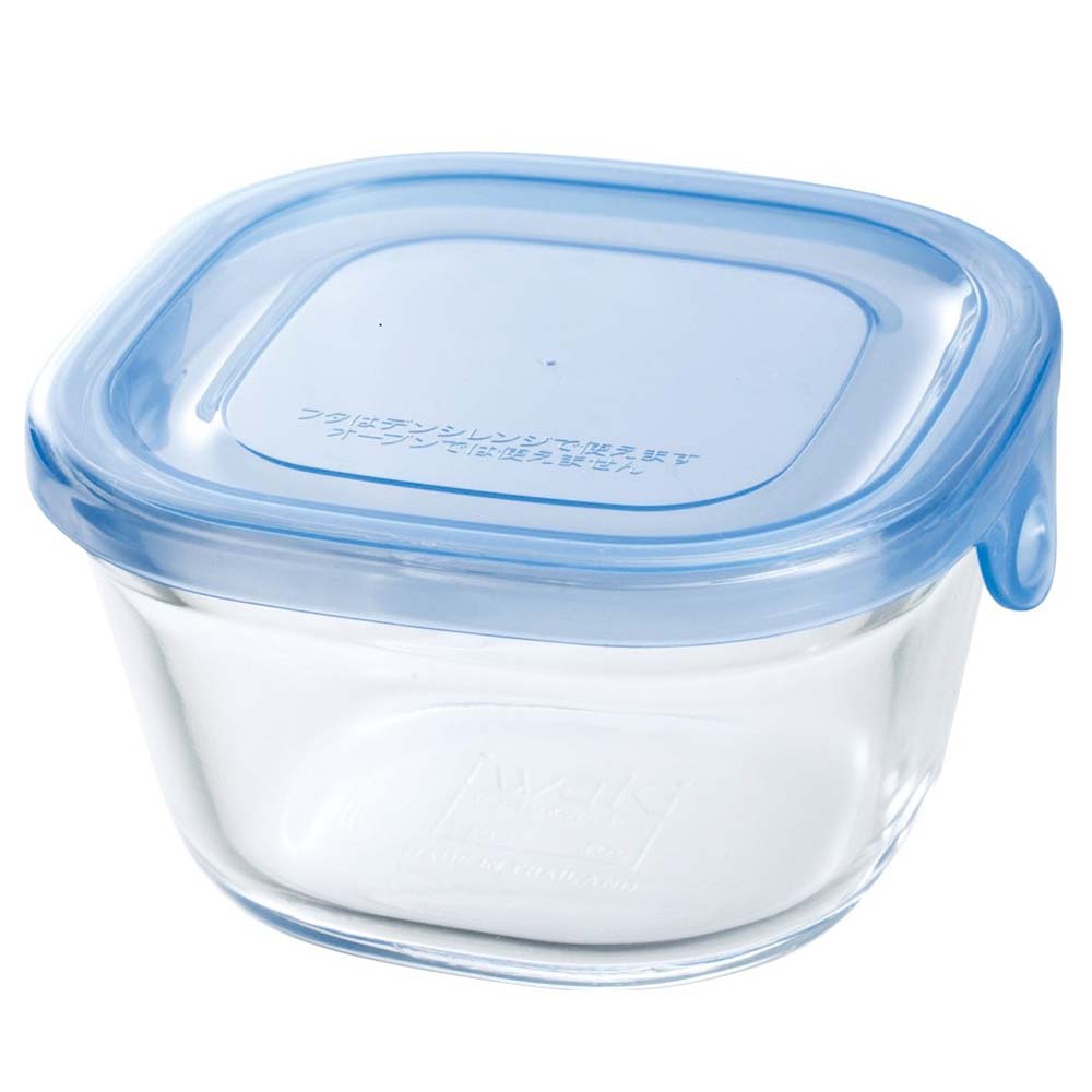 Iwaki Heat Resistant Glass Food Container Square 200ml