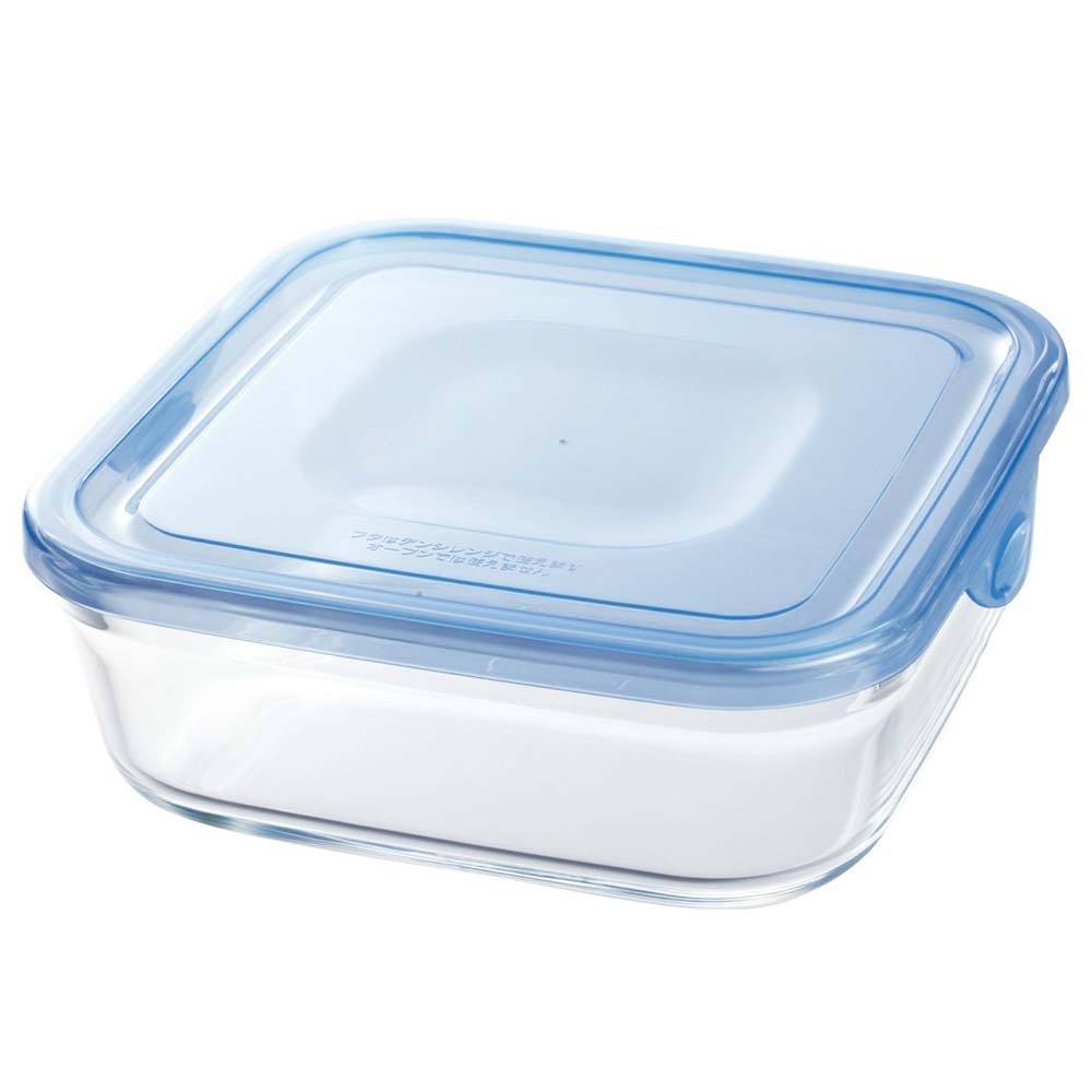 Iwaki Heat Resistant Glass Food Container Square 800ml