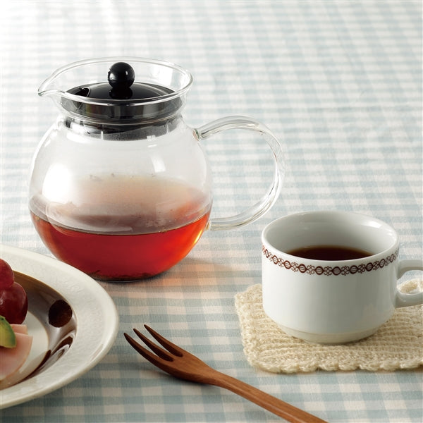 Iwaki Heat Resistant Glass Jumping Teapot