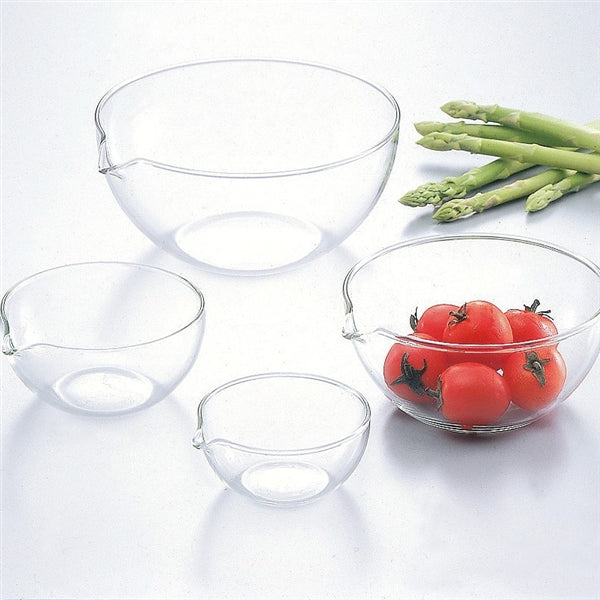Iwaki Heat Resistant Glass Lipped Bowl 500ml