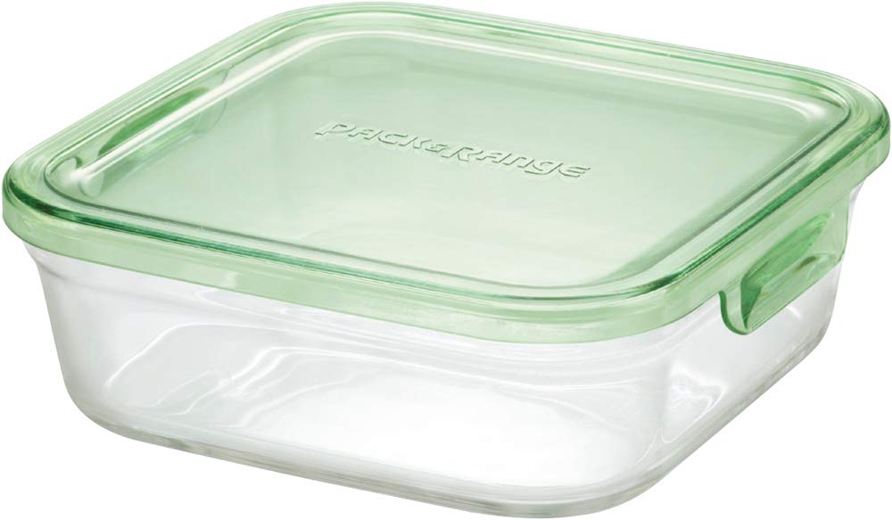 Iwaki Japan Heat Resistant Glass Storage Container Square M 800Ml Kc3247N-G