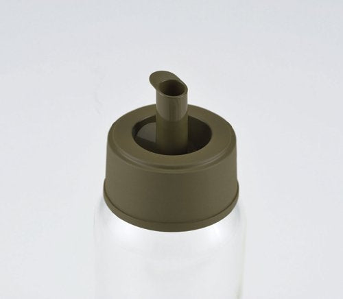 Iwaki Japan Ks521-Svon Heat-Resistant Glass Oil Bottle 120Ml Black