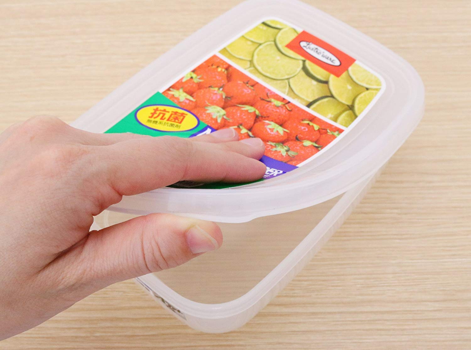 Iwasaki Industry Japan Neo Keeper S Clear 370Ml Microwave Safe Food Storage Container Set Of 5