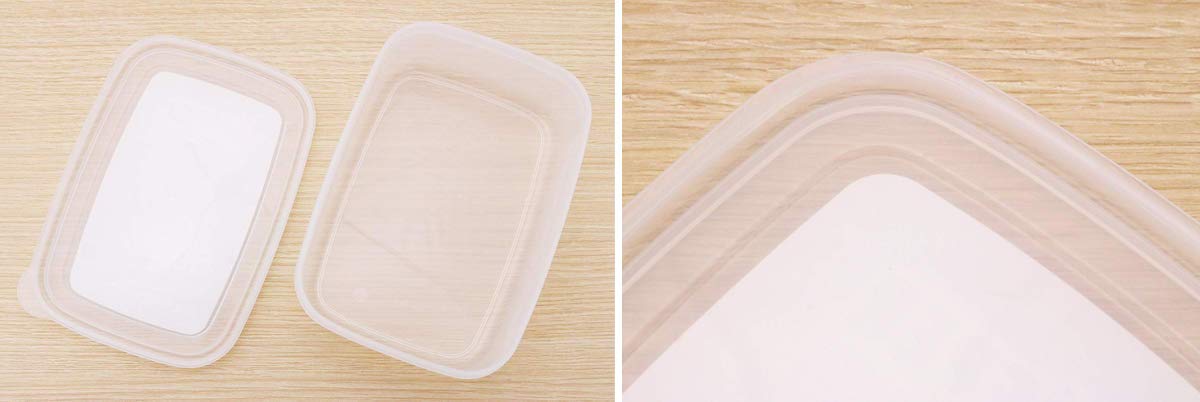 Iwasaki Industry Japan Neo Keeper S Clear 370Ml Microwave Safe Food Storage Container Set Of 5