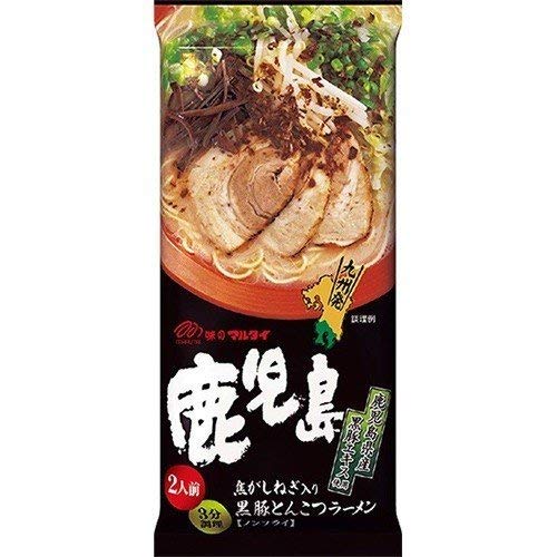 Kagoshima Black Pork Tonkotsu Ramen 2 Servings Japan - 1 Bags