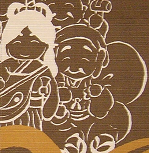 Maeda Dyeing Japan Seven Lucky Gods Engi Noren 037618