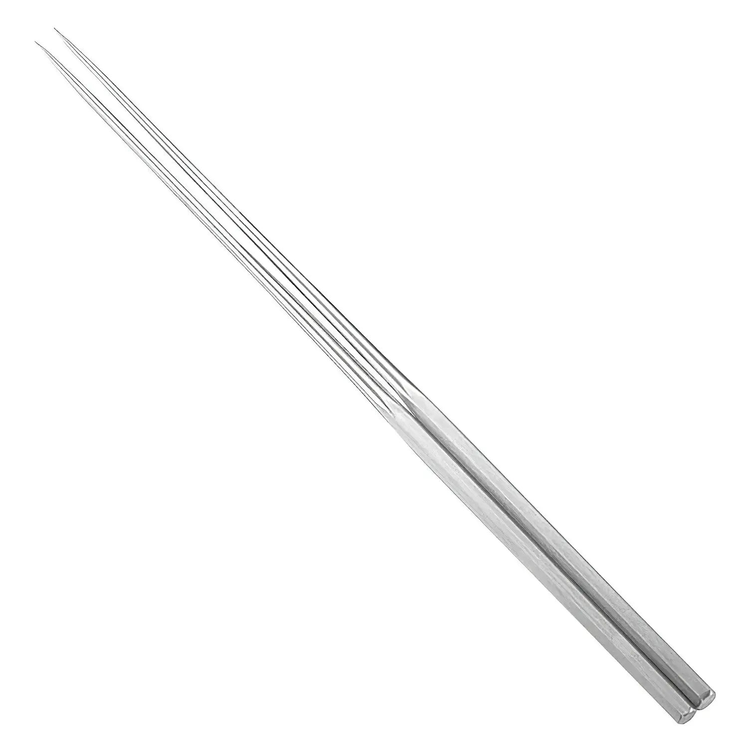 Kanaguchi Stainless Steel Hexagonal Serving Chopsticks 18cm