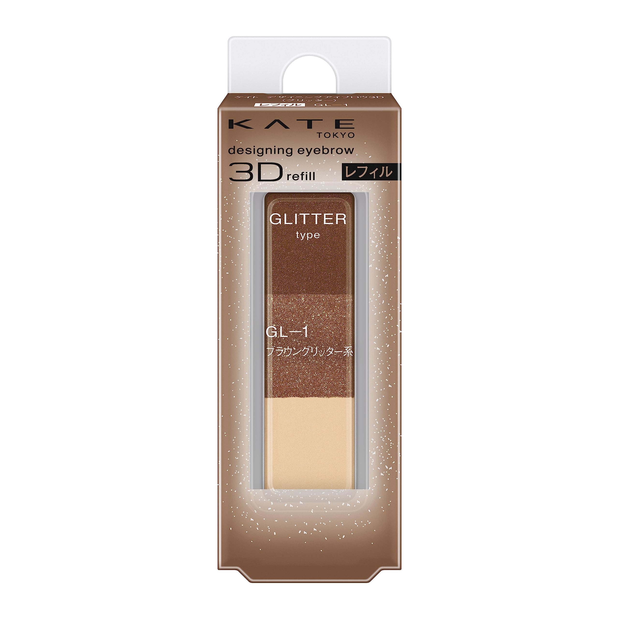 Kate Designing 3D Glitter Eyebrow Refill GL-1 - Kate Beauty Products