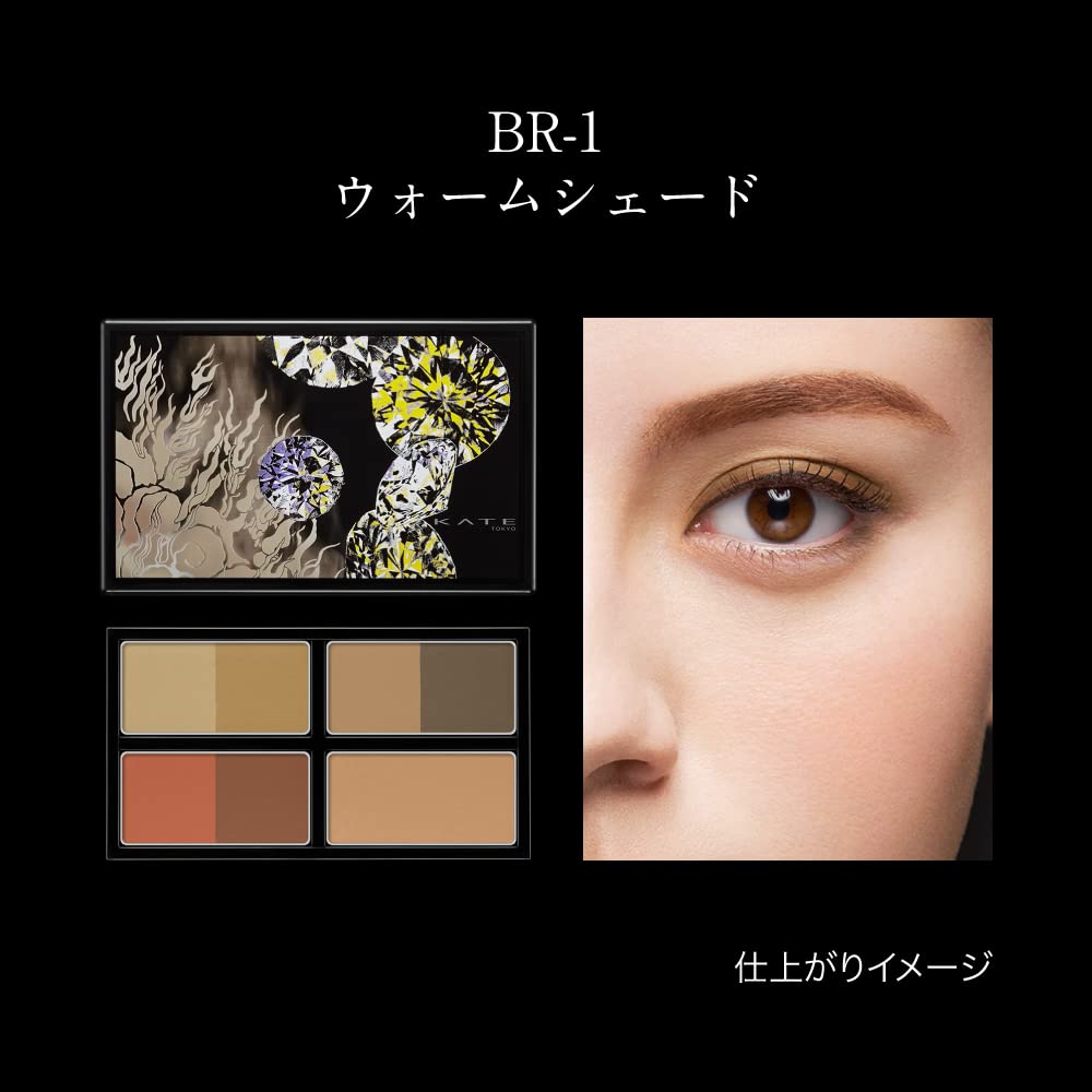 Kate 3D Designing Shade Palette Br-1 Luxury Eye Makeup Collection