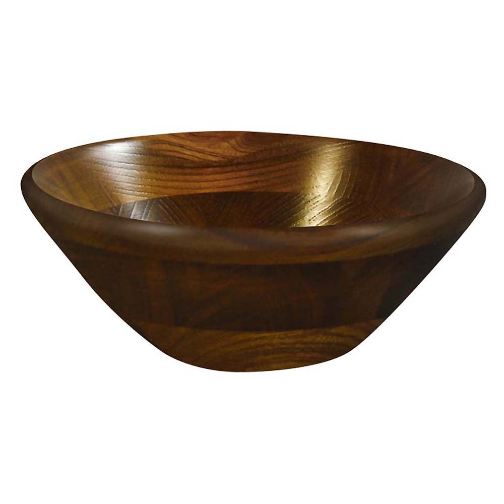 Kijihiki Zelkova Salad Bowl With Round Edge 20cm