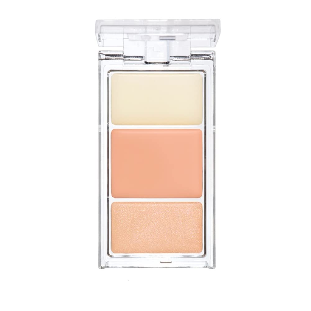 Kiss Japan Makeup Retouch Palette 02 Natural 3.6G Concealer Highlight Eyeshadow Glam