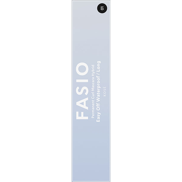 Kose Fasio Permanent Curl Mascara Hybrid Long 01 Black 6g - Japanese Mascara