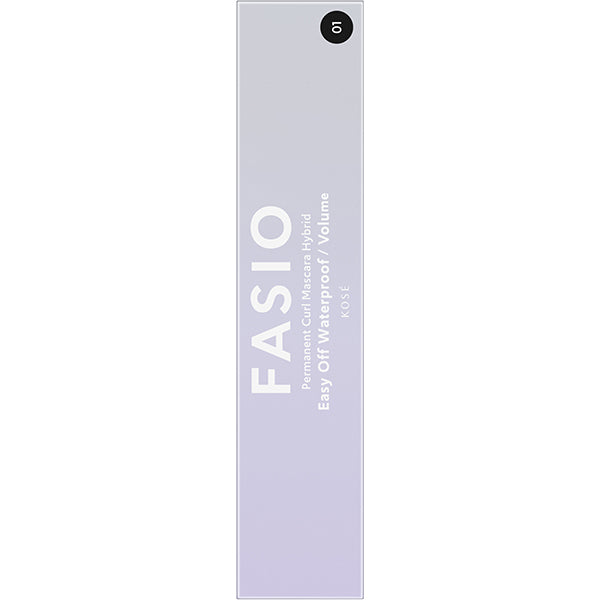 Kose Fasio Permanent Curl Mascara Hybrid Volume 01 Black 6g - Japan Waterproof Mascara