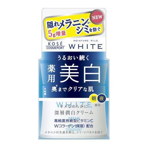 Kose Mild White Moisture Cream 55g - Hydrating Facial Skincare