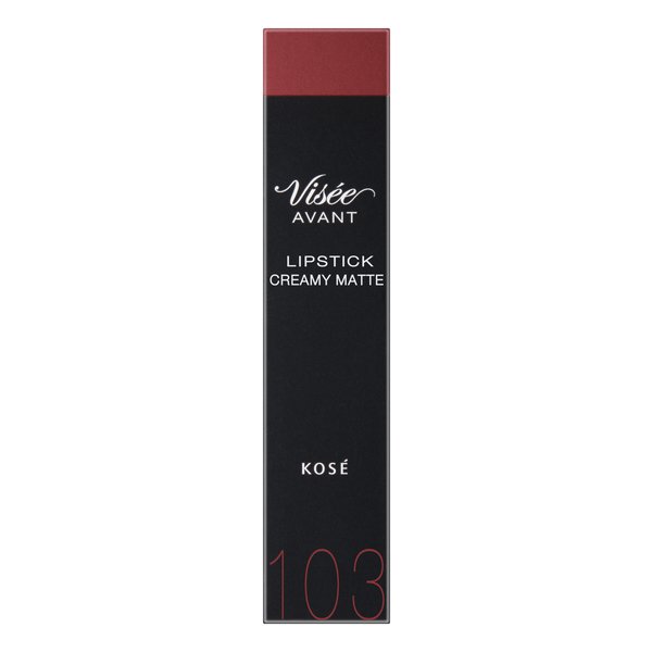 Kose Visee Avant Lipstick Creamy Matte 103 Fall 3.5g - Japanese Matte Lipstick Must Try
