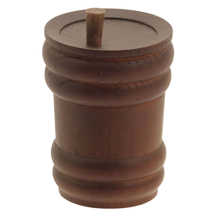 La Luz Wooden Barrel Shaped Shichimi Cruet Brown