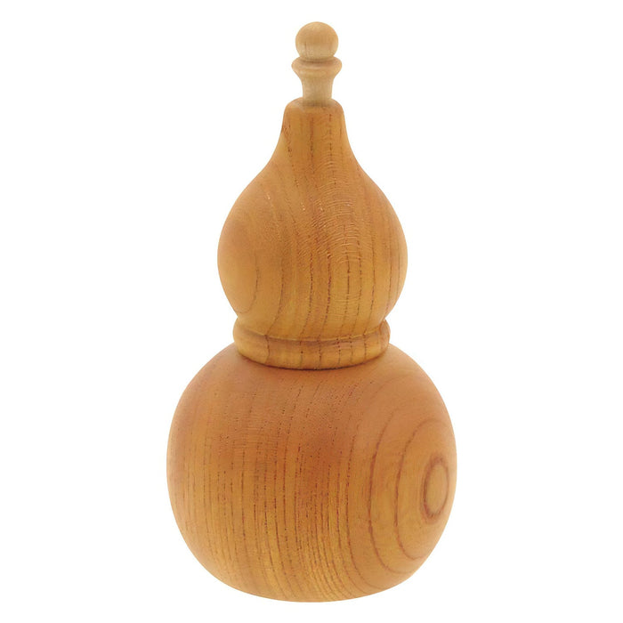 La Luz Wooden Gourd Shaped Shichimi Cruet Medium - Natural