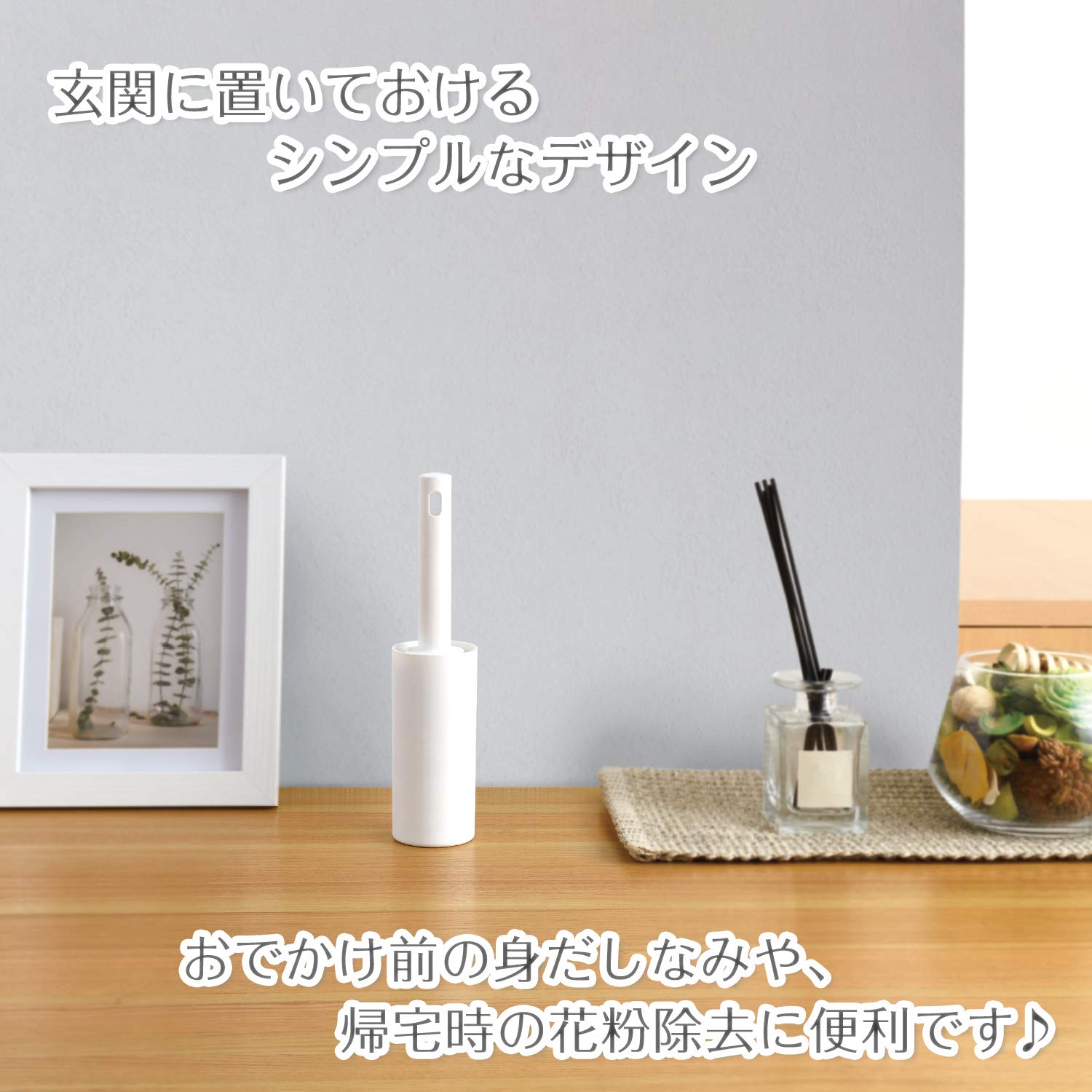 Lec Gekiochi-Kun Adhesive Cleaner For Clothing (With Case) Japan Wide Tape