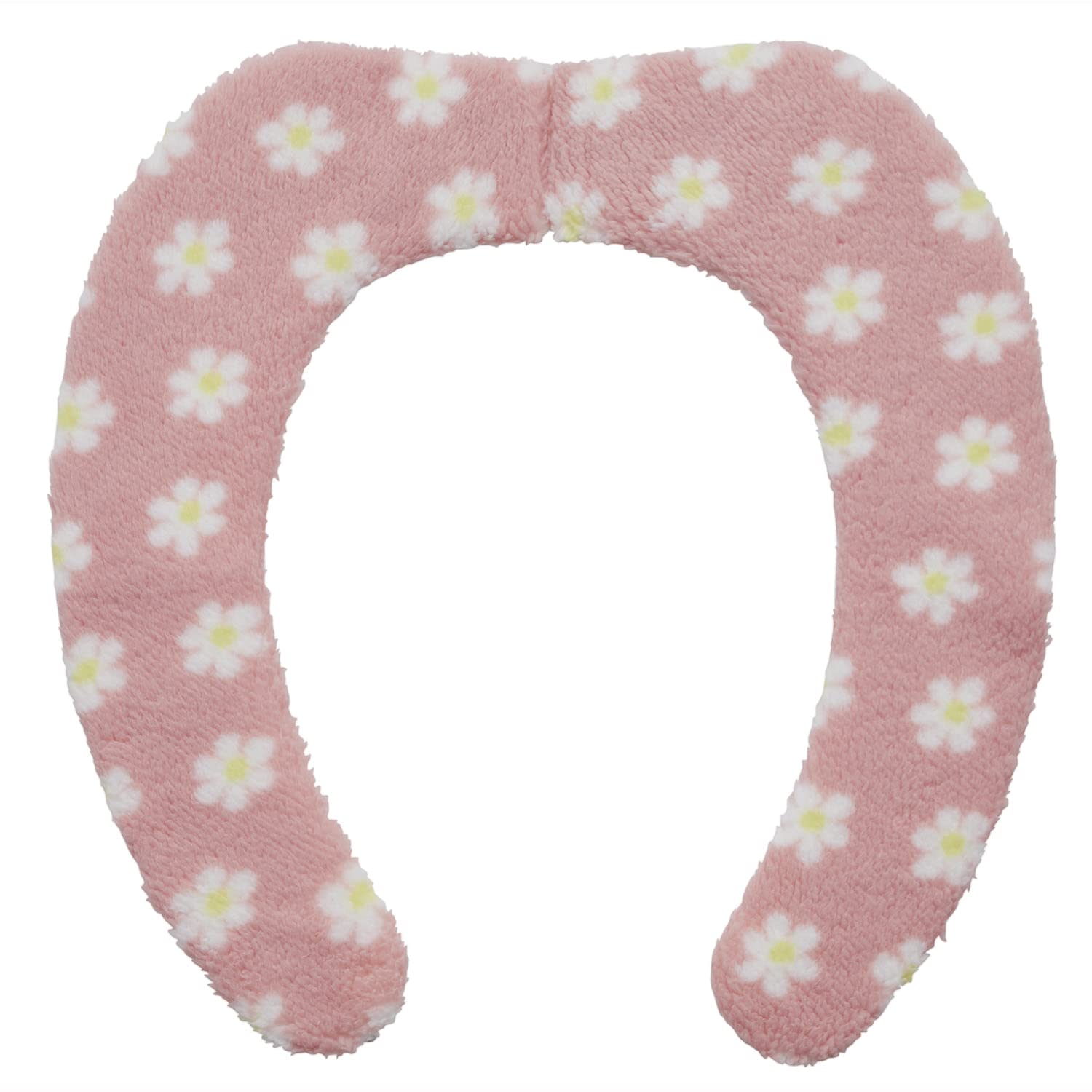Lec Japan Pita Q Suction Boa Sheet Fluffy (Small Flower Pink) Compatible All Types/Stick Type/Washable