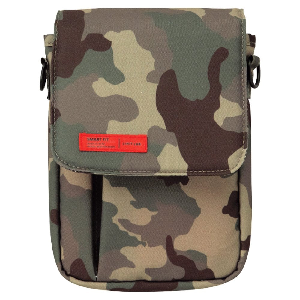 Lihit Lab A7574-31 Camouflage Smart Fit A6 Carrying Pouch - Made In Japan