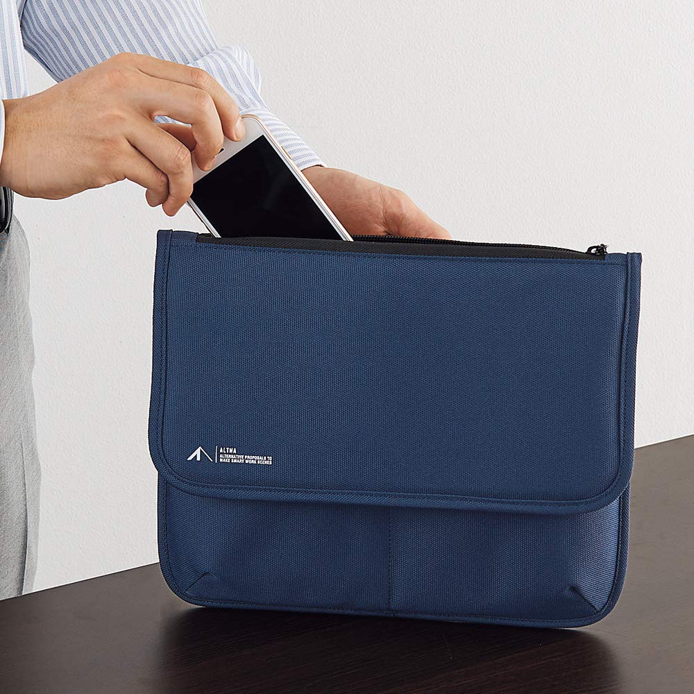 Lihit Lab Cordura Flat Pouch M Black A7767-24 Japan