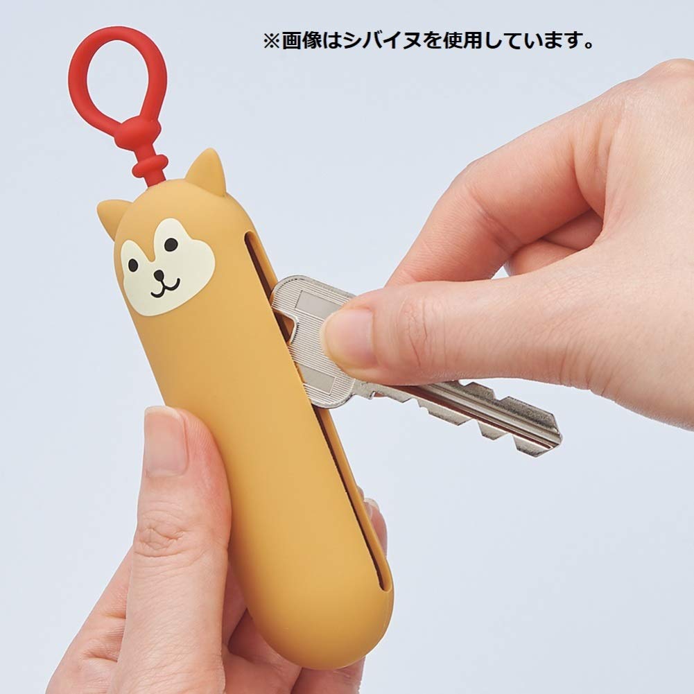 Lihit Lab Key Case Slim Mikeneko A7785-7 Japan