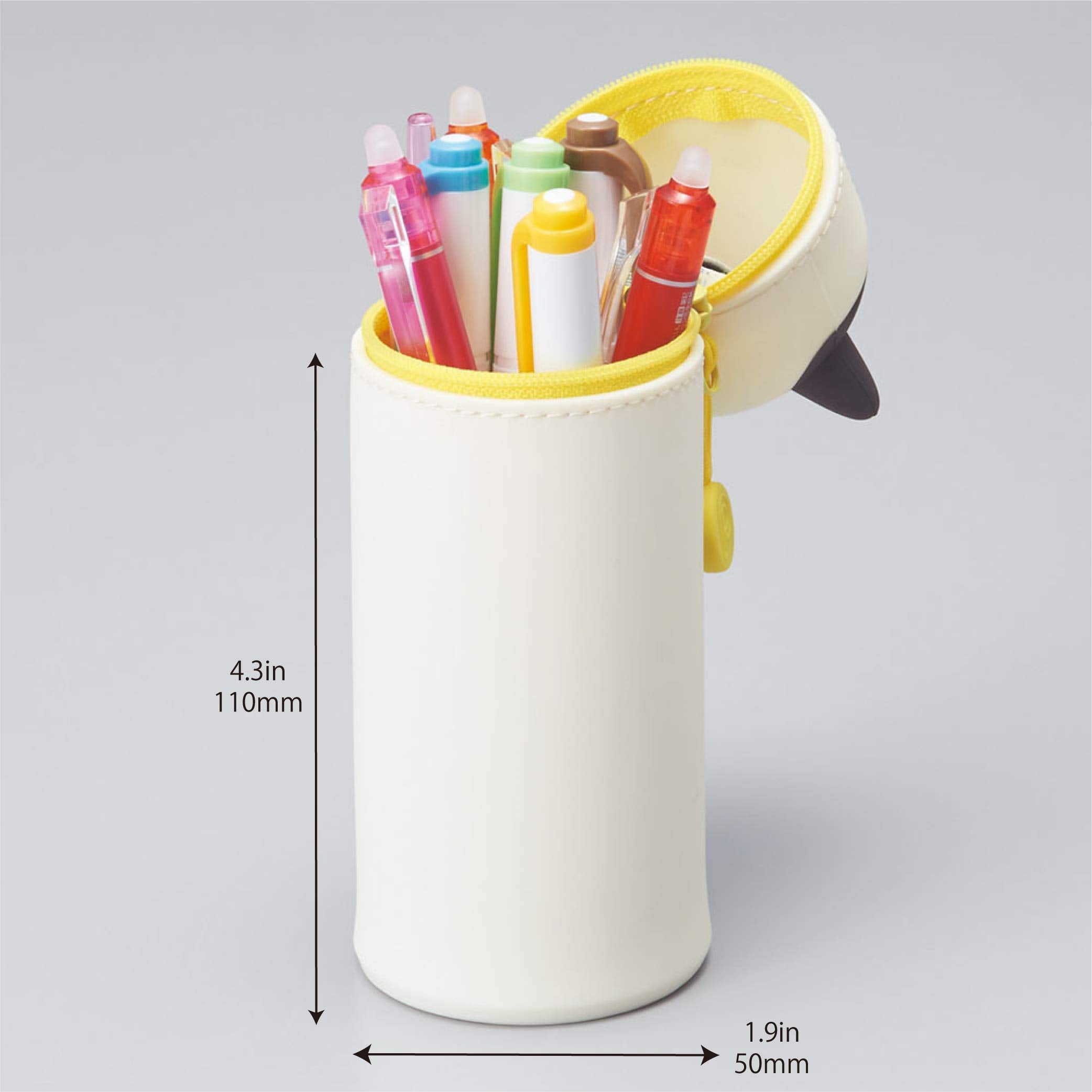 Lihit Lab Stand Pen Case Punilab Budgerigar A7712-9 Japan