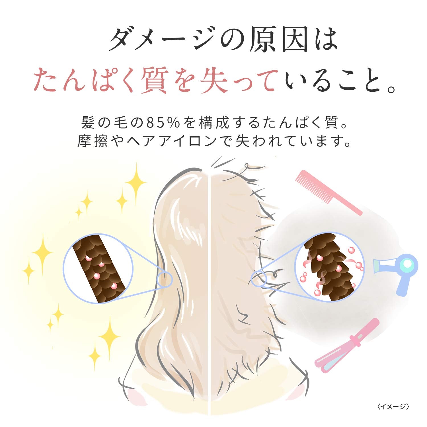 Lux Japan Hair Supplement Smoothener Treatment Refill 350G