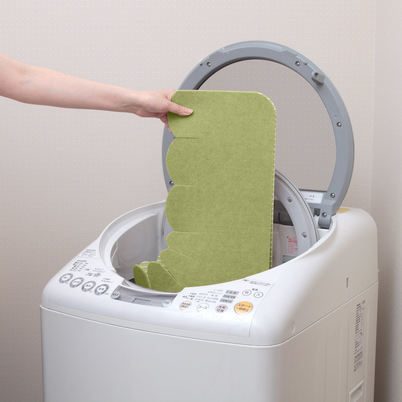 Sanko Mitsuba Okunaga Toilet Mat 60X90Cm Green Okudake Suction Ke-96 Made In Japan Washable Deodorant