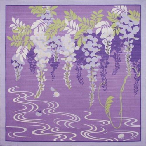 Maeda Senko Cotton Furoshiki Bento Lunch Cloth (Spring Wisteria)