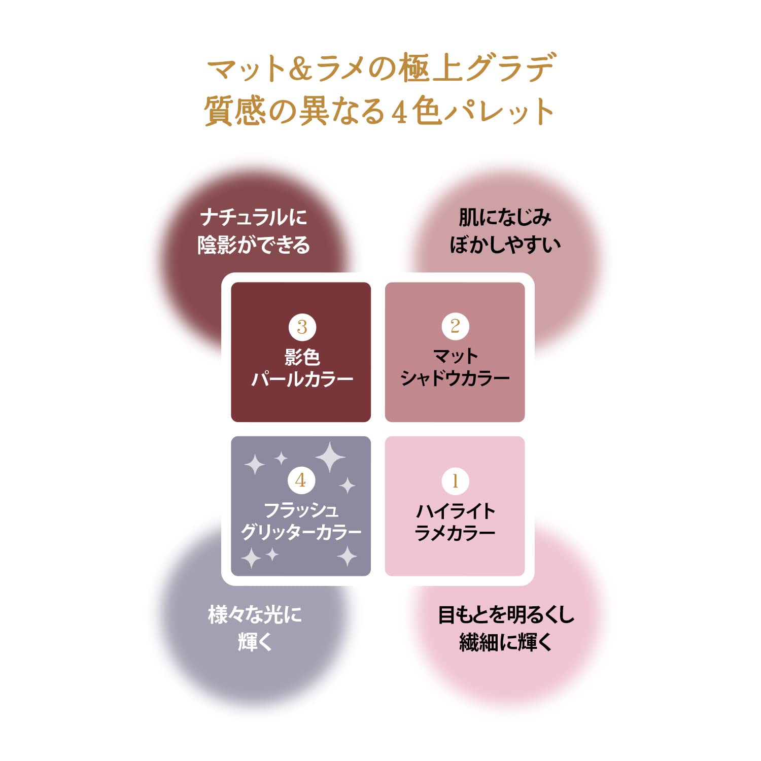 Majolica Majorca Shadow Flash PK753 Mauve Beige Eye Shadow 3.2g